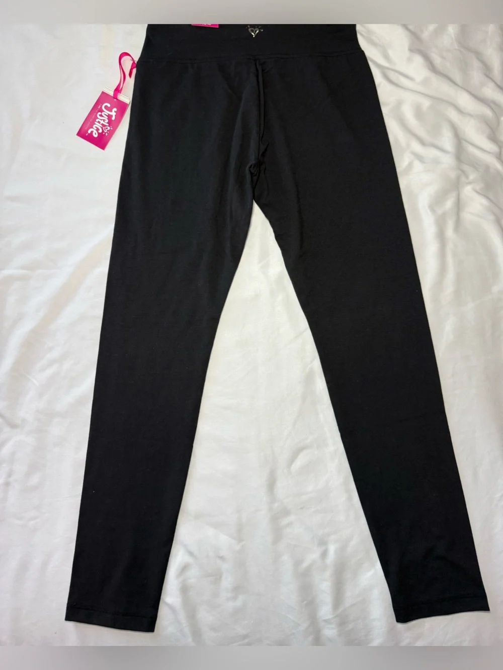 Justice Black Girls' Stretch Leggings
